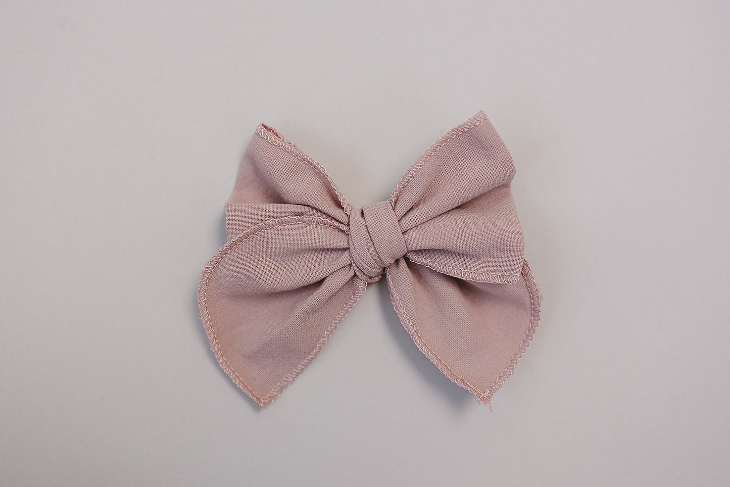 Dusty Rose Hair Bow