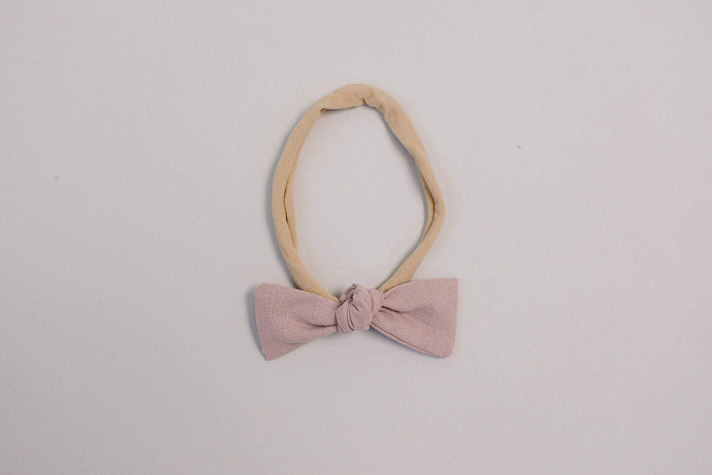 Dusty Rose Hair Bow