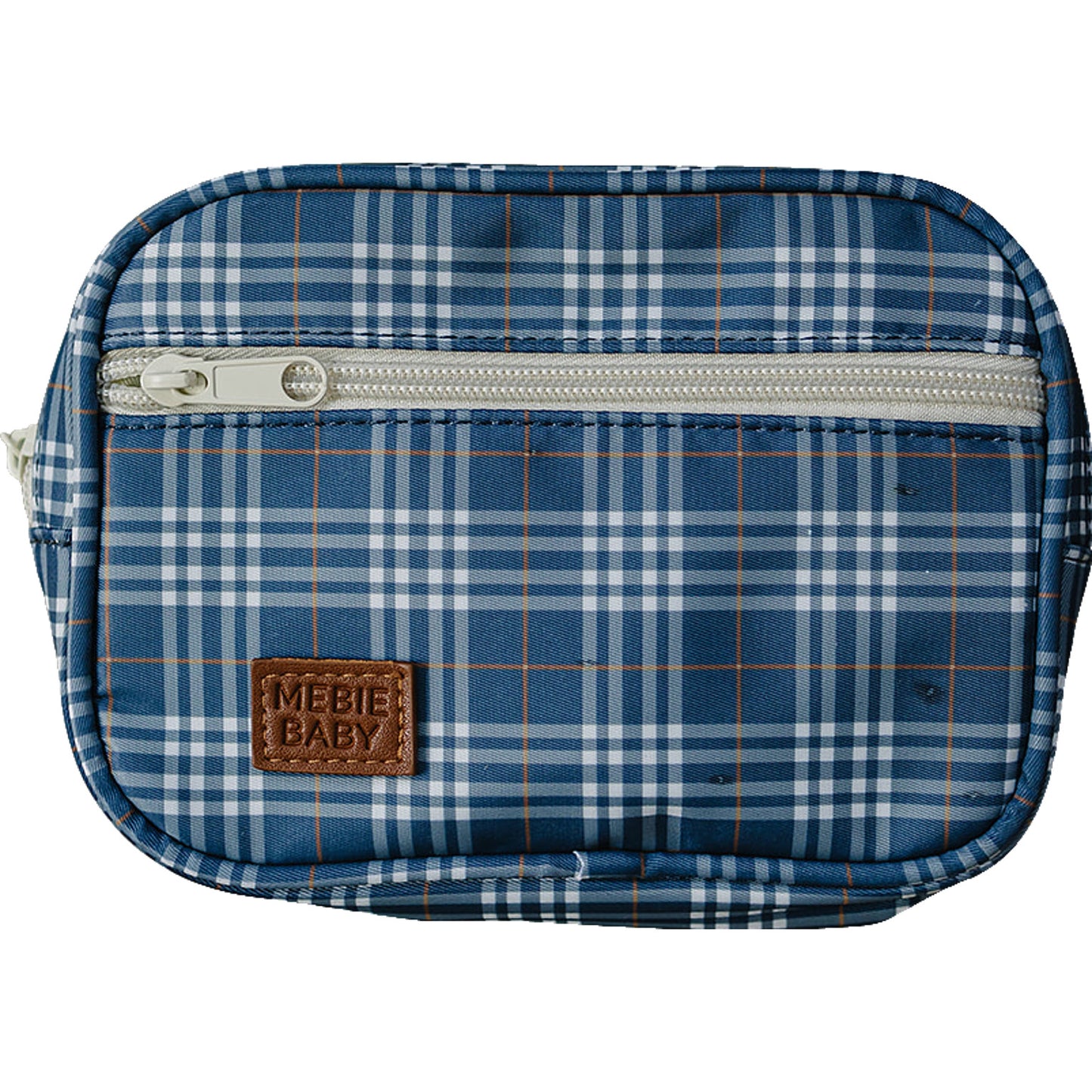 Navy Plaid Mini Fanny Pack