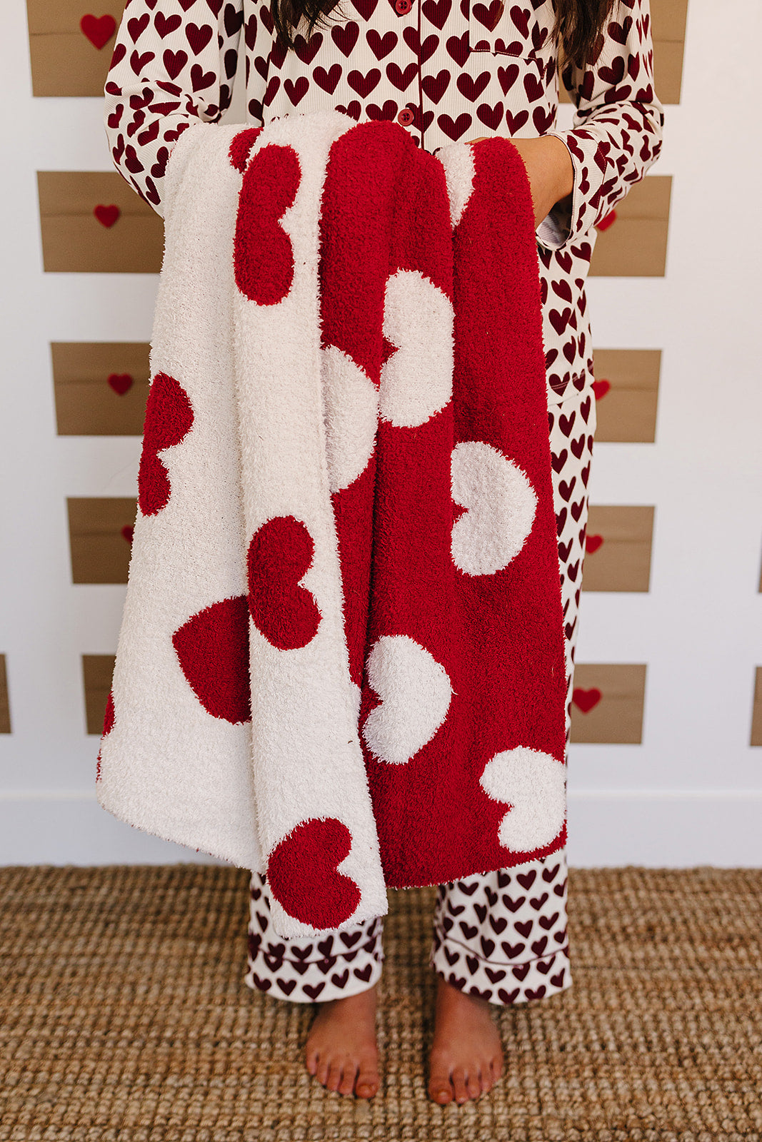 Hearts Plush Blanket