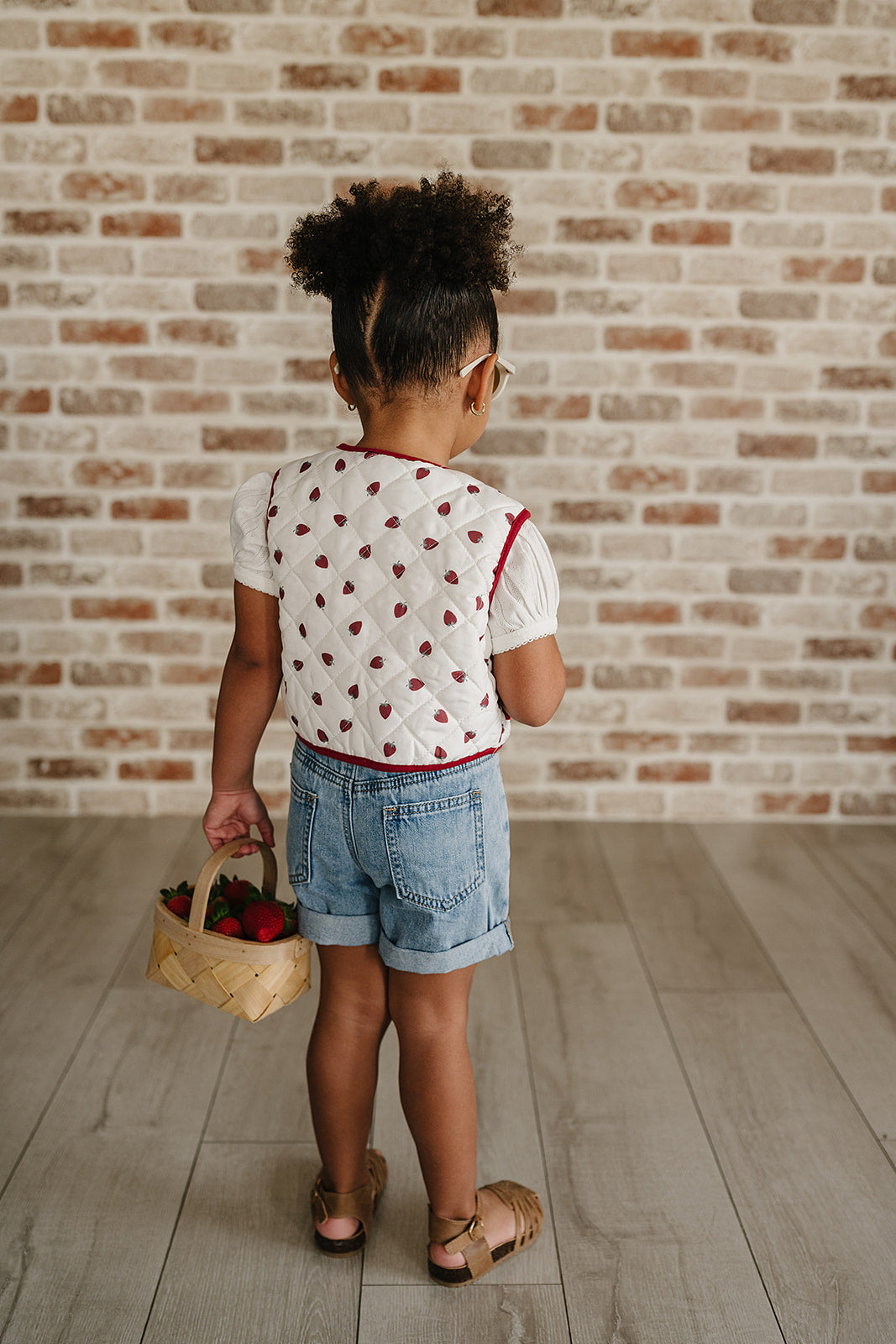 Strawberry Quilted Vest