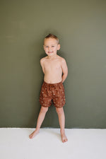 Dark Rust Surf Swim Shorts