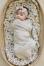 Oatmeal Bamboo Hat OR Head Wrap Set