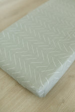 Desert Sage Muslin Changing Pad Cover