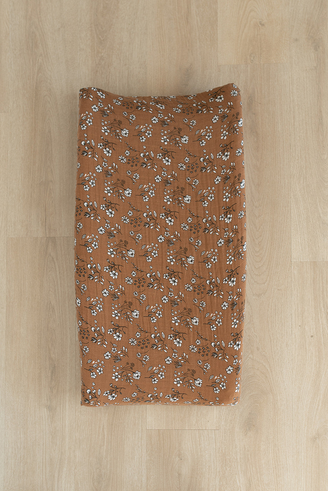 Vintage Floral Muslin Changing Pad Cover