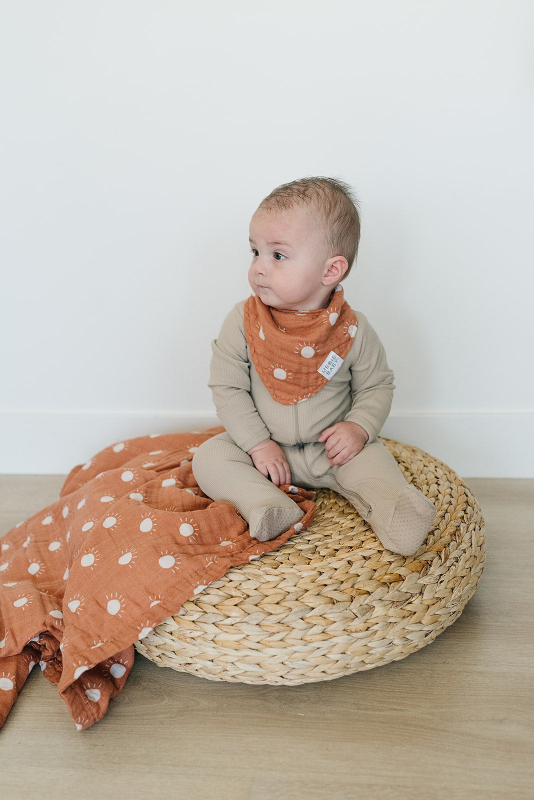 Sunshine Muslin Bib