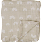 Sand Rainbow Muslin Quilt