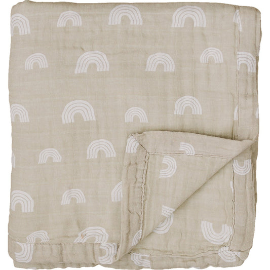 Sand Rainbow Muslin Quilt