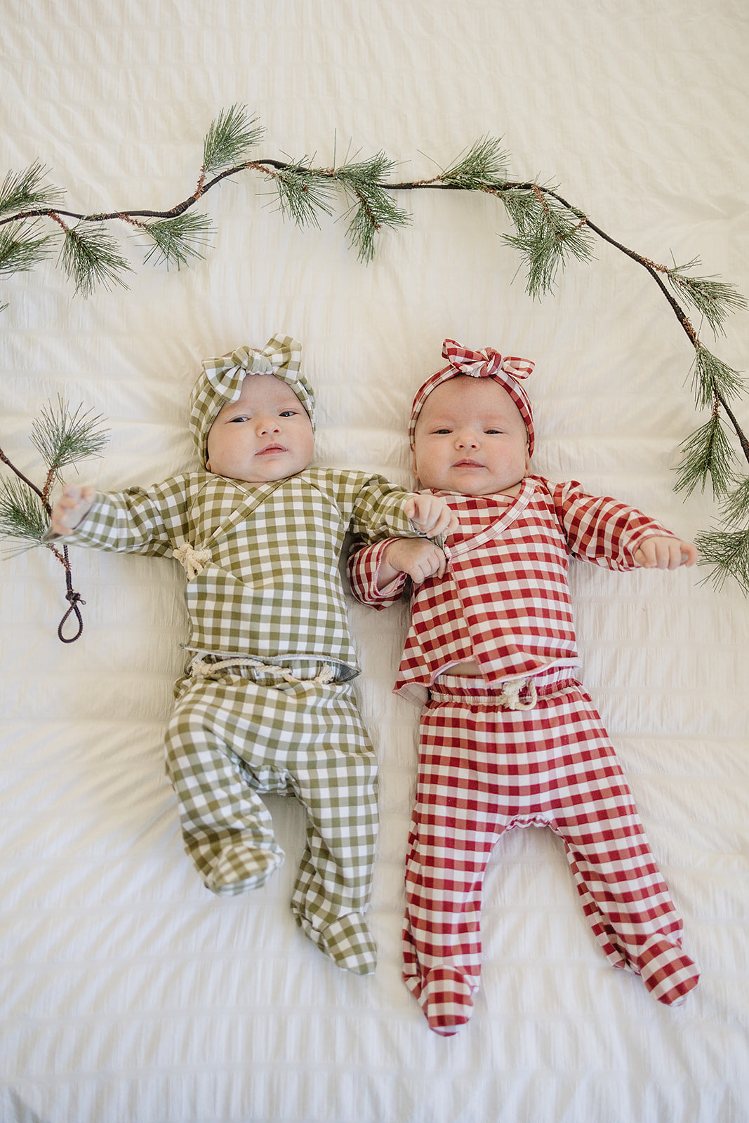 Red Gingham Head Wrap