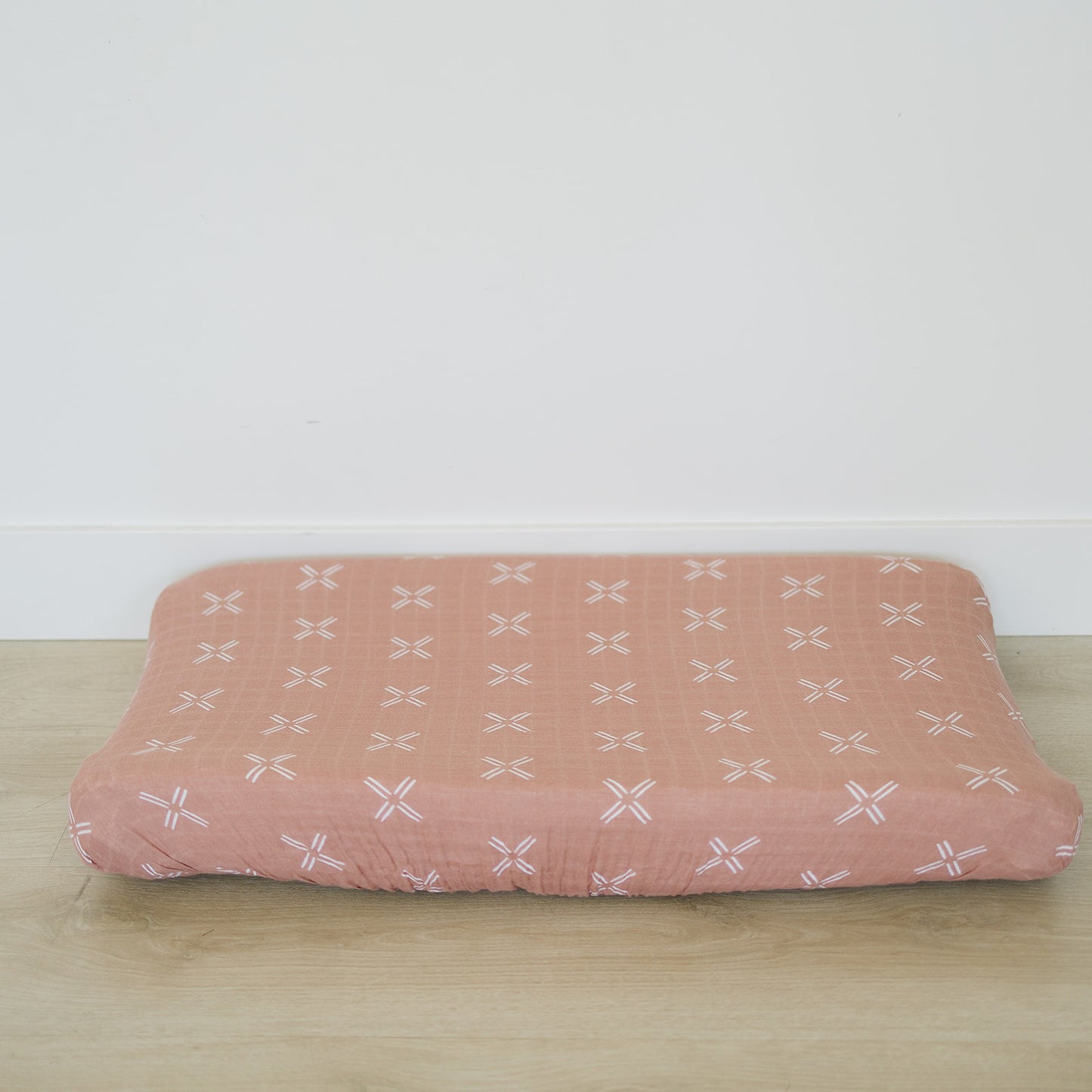 Just Peachy Muslin Changing Pad Cover